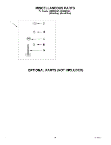 10 - Miscellaneous Parts Optional Parts (Not Included) parts for Whirlpool Washer LSQ9620LW1 from AppliancePartsPros.com