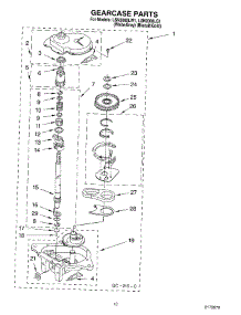 08 - Gearcase Parts parts for Whirlpool Washer LSN2000LW1 from AppliancePartsPros.com