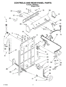 02 - Controls And Rear Panel Parts parts for Whirlpool Washer LSR6332KQ1 from AppliancePartsPros.com
