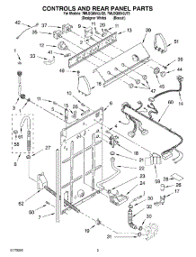 02 - Controls And Rear Panel Parts parts for Whirlpool Washer 7MLSQ8543JT5 from AppliancePartsPros.com