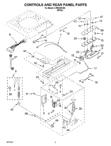 02 - Controls And Rear Panel Parts parts for Whirlpool Washer LCR5232HQ2 from AppliancePartsPros.com