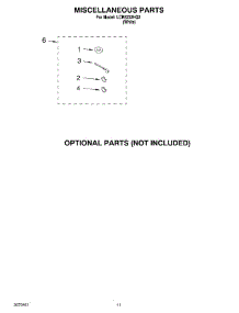 08 - Miscellaneous Parts - Optional Parts (Not Included parts for Whirlpool Washer LCR5232HQ2 from AppliancePartsPros.com