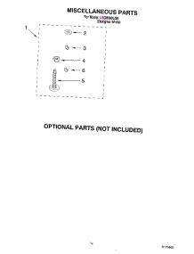 10 - Miscellaneous Parts - Optional Parts (Not Included parts for Whirlpool Washer LSQ8500LQ0 from AppliancePartsPros.com