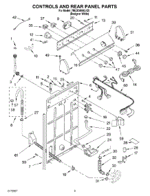 02 - Controls And Rear Panel Parts parts for Whirlpool Washer 7MLSQ8000JQ5 from AppliancePartsPros.com