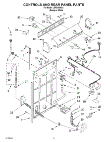 02 - Controls And Rear Panel Parts parts for Whirlpool Washer LSR7133KQ1 from AppliancePartsPros.com