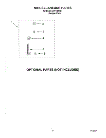 10 - Miscellaneous Parts Optional Parts (Not Included) parts for Whirlpool Washer LSR7133KQ1 from AppliancePartsPros.com