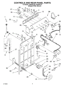 02 - Controls And Rear Panel parts for Whirlpool Washer LSQ9520LT0 from AppliancePartsPros.com