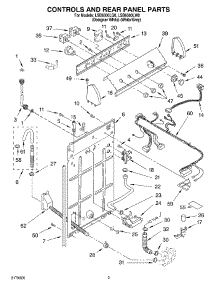 02 - Controls And Rear Panel parts for Whirlpool Washer LSB6300LQ0 from AppliancePartsPros.com