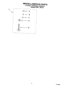 10 - Miscellaneous parts for Whirlpool Washer LSQ7030LQ0 from AppliancePartsPros.com