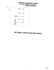 10 - Miscellaneous parts for Whirlpool Washer LSQ9659LG0 from AppliancePartsPros.com