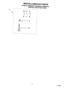 10 - Miscellaneous parts for Whirlpool Washer GSQ9632LW0 from AppliancePartsPros.com
