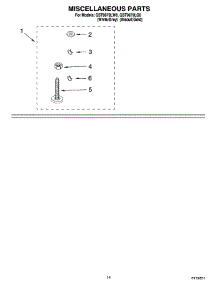 10 - Miscellaneous And Optional Parts parts for Whirlpool Washer GST9679LW0 from AppliancePartsPros.com