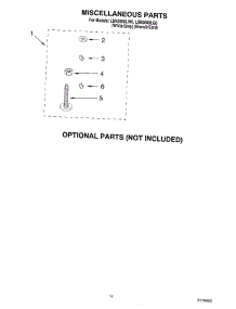 10 - Miscellaneous, Optional parts for Whirlpool Washer LSN2000LW0 from AppliancePartsPros.com