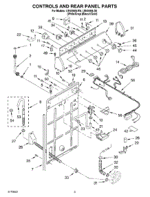 02 - Controls And Rear Panel parts for Whirlpool Washer LSN2000LG0 from AppliancePartsPros.com
