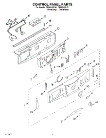 03 - Door And Panel parts for Whirlpool Washer GHW9100LW1 from AppliancePartsPros.com