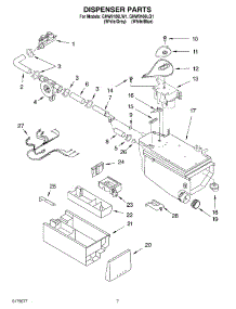 04 - Dispenser parts for Whirlpool Washer GHW9100LQ1 from AppliancePartsPros.com