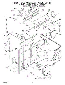 02 - Controls And Rear Panel parts for Whirlpool Washer LSQ9549LG0 from AppliancePartsPros.com