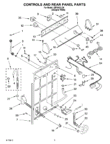 02 - Controls And Rear Panel parts for Whirlpool Washer LBR5432LQ0 from AppliancePartsPros.com