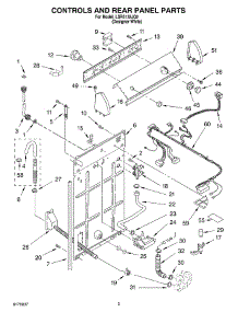 02 - Controls And Rear Panel parts for Whirlpool Washer LSR5132JQ2 from AppliancePartsPros.com