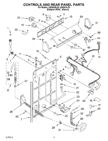02 - Controls And Rear Panel parts for Whirlpool Washer LSR8444LQ0 from AppliancePartsPros.com