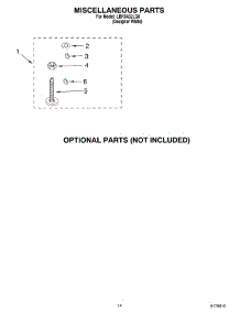 10 - Miscellaneous, Optional parts for Whirlpool Washer LBR5432LQ0 from AppliancePartsPros.com