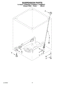 06 - Suspension parts for Whirlpool Washer GVW9959KT2 from AppliancePartsPros.com