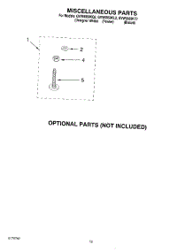 08 - Miscellaneous, Optional parts for Whirlpool Washer GVW9959KT2 from AppliancePartsPros.com