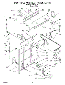 02 - Controls And Rear Panel parts for Whirlpool Washer LSR5100LQ0 from AppliancePartsPros.com
