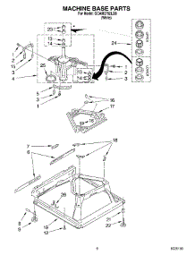 06 - Machine Base parts for Whirlpool Washer GCAM2792LQ0 from AppliancePartsPros.com