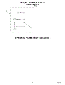 11 - Miscellaneous, Optional parts for Whirlpool Washer GCAM2792LQ0 from AppliancePartsPros.com
