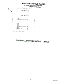 10 - Miscellaneous, Optional parts for Whirlpool Washer LSQ9211KT1 from AppliancePartsPros.com