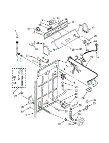 Controls And Rear Panel parts for Whirlpool Washer 7MLSC9545JQ2 from AppliancePartsPros.com