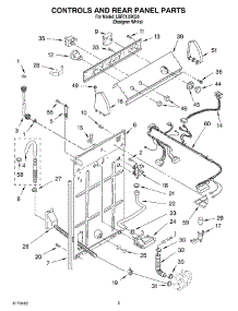 02 - Controls And Rear Panel parts for Whirlpool Washer LSR7133KQ0 from AppliancePartsPros.com