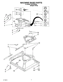 04 - Machine Base parts for Whirlpool Washer LSQ7030KQ0 from AppliancePartsPros.com