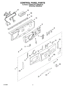 03 - Door And Panel parts for Whirlpool Washer GHW9200LW0 from AppliancePartsPros.com