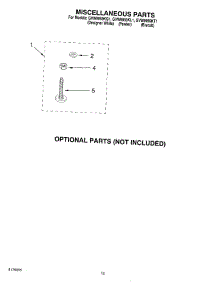 08 - Miscellaneous, Optional parts for Whirlpool Washer GVW9959KL1 from AppliancePartsPros.com