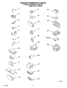 06 - Wiring Harness parts for Whirlpool Washer LSQ9665JQ2 from AppliancePartsPros.com