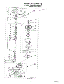 08 - Gearcase parts for Whirlpool Washer LSQ9665JQ2 from AppliancePartsPros.com