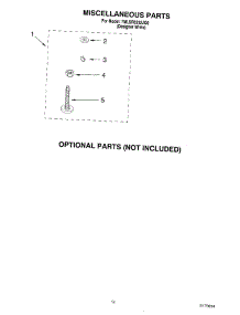 10 - Miscellaneous, Optional parts for Whirlpool Washer 7MLSR6232JQ0 from AppliancePartsPros.com