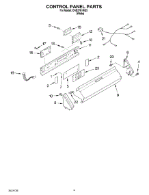 03 - Control Panel parts for Whirlpool Washer CAE2761KQ0 from AppliancePartsPros.com