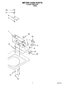 04 - Meter Case parts for Whirlpool Washer CAE2761KQ0 from AppliancePartsPros.com