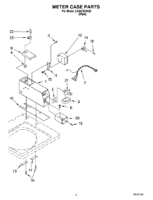 04 - Meter Case parts for Whirlpool Washer CAW2762KQ0 from AppliancePartsPros.com