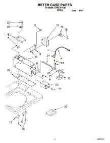 04 - Meter Case parts for Whirlpool Washer CAM2761KQ0 from AppliancePartsPros.com