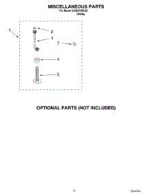 13 - Miscellaneous, Optional parts for Whirlpool Washer CAM2762KQ0 from AppliancePartsPros.com