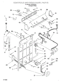 02 - Controls And Rear Panel parts for Whirlpool Washer LSR6232JQ1 from AppliancePartsPros.com