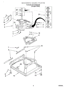 05 - Machine Base parts for Whirlpool Washer 2DLSQ8000JQ0 from AppliancePartsPros.com