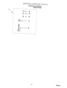 10 - Miscellaneous parts for Whirlpool Washer 2DLSQ8000JQ0 from AppliancePartsPros.com