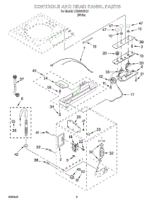 02 - Controls And Rear Panel parts for Whirlpool Washer LCR5232HQ1 from AppliancePartsPros.com