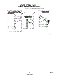 10 - Water System parts for Whirlpool Washer LSV8244BW0 from AppliancePartsPros.com