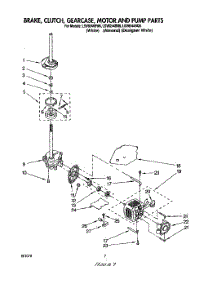 05 - Brake, Clutch, Gearcase, Motor & Pump parts for Whirlpool Washer LSV8244BN0 from AppliancePartsPros.com